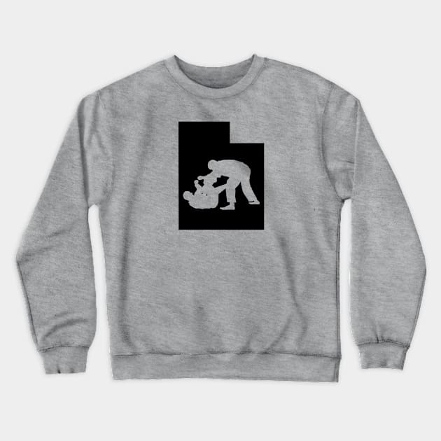 Utah BJJ Crewneck Sweatshirt by Ruiz Combat Grappling